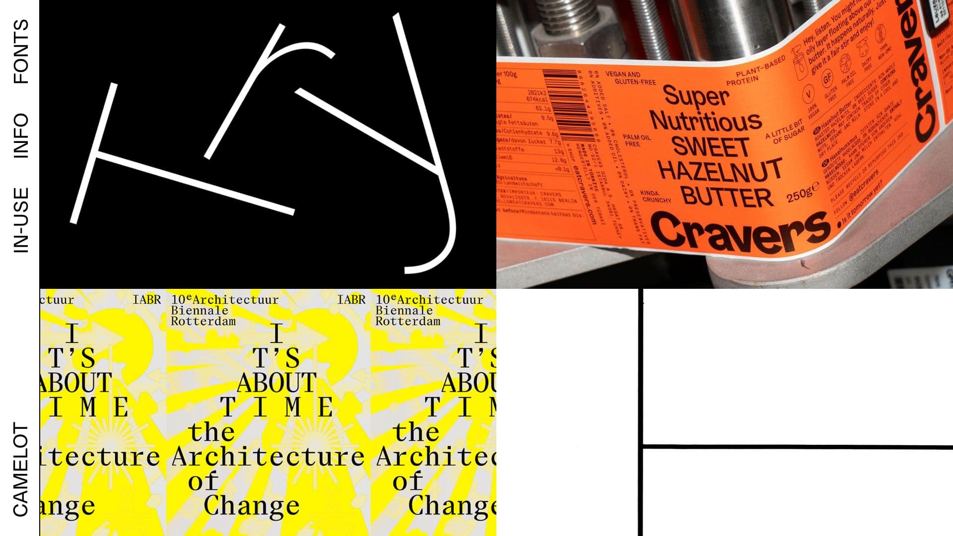 Camelot Typefaces website screenshot