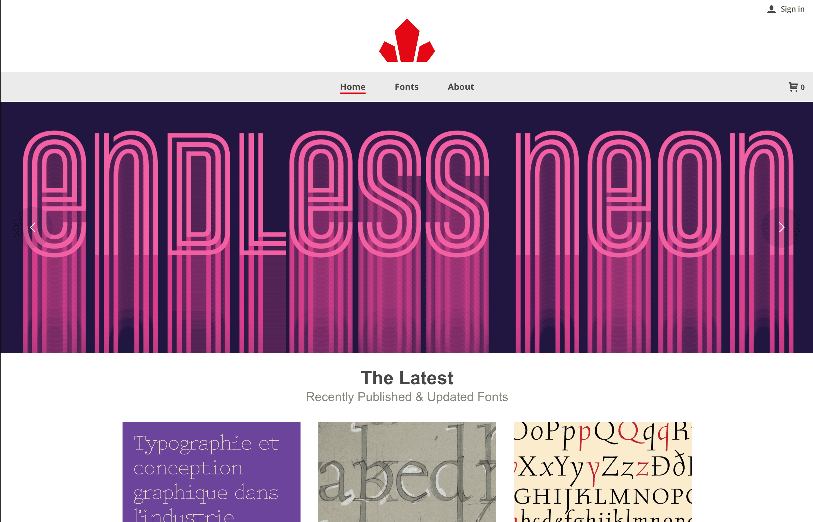 Canada Type website screenshot