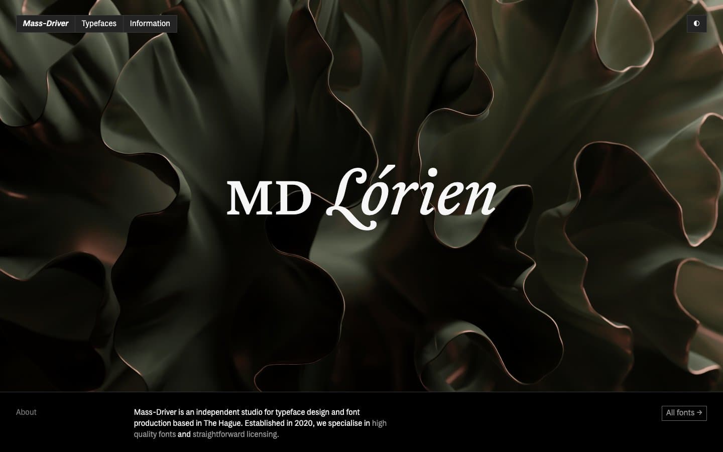 Mass-Driver website screenshot