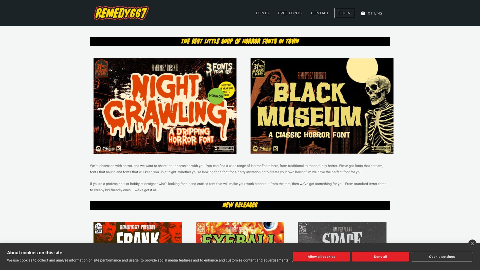 Remedy667 website screenshot