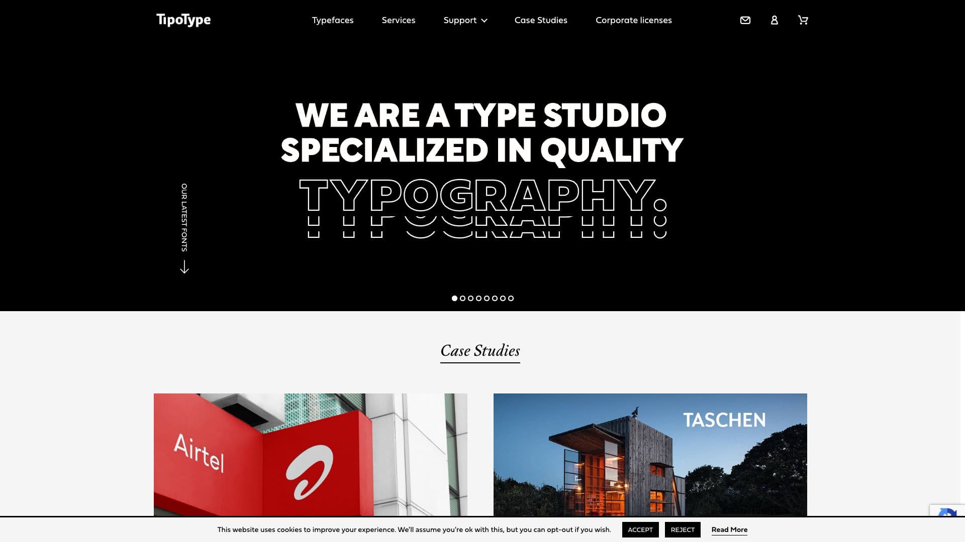 TipoType website screenshot