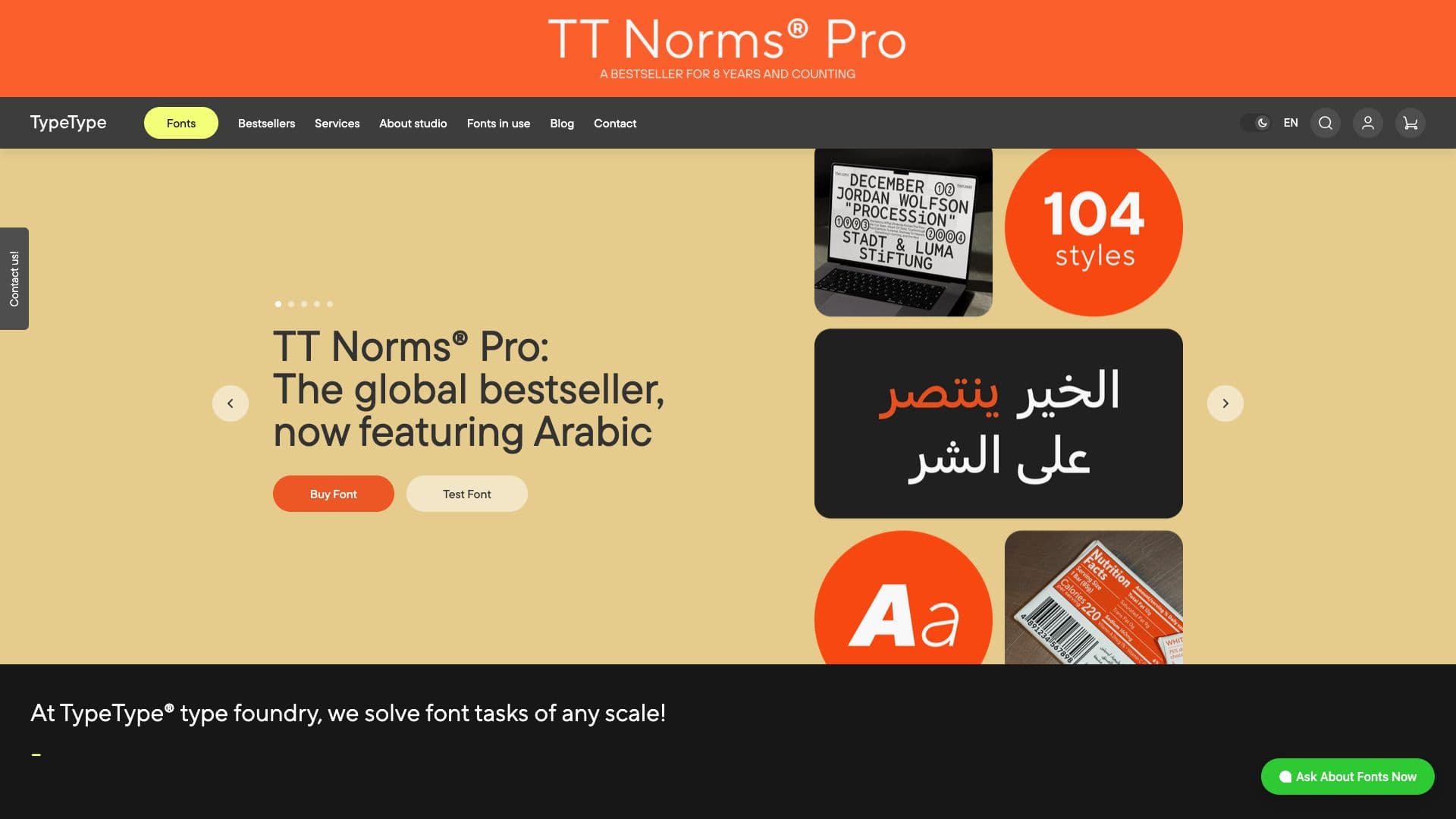 TypeType website screenshot