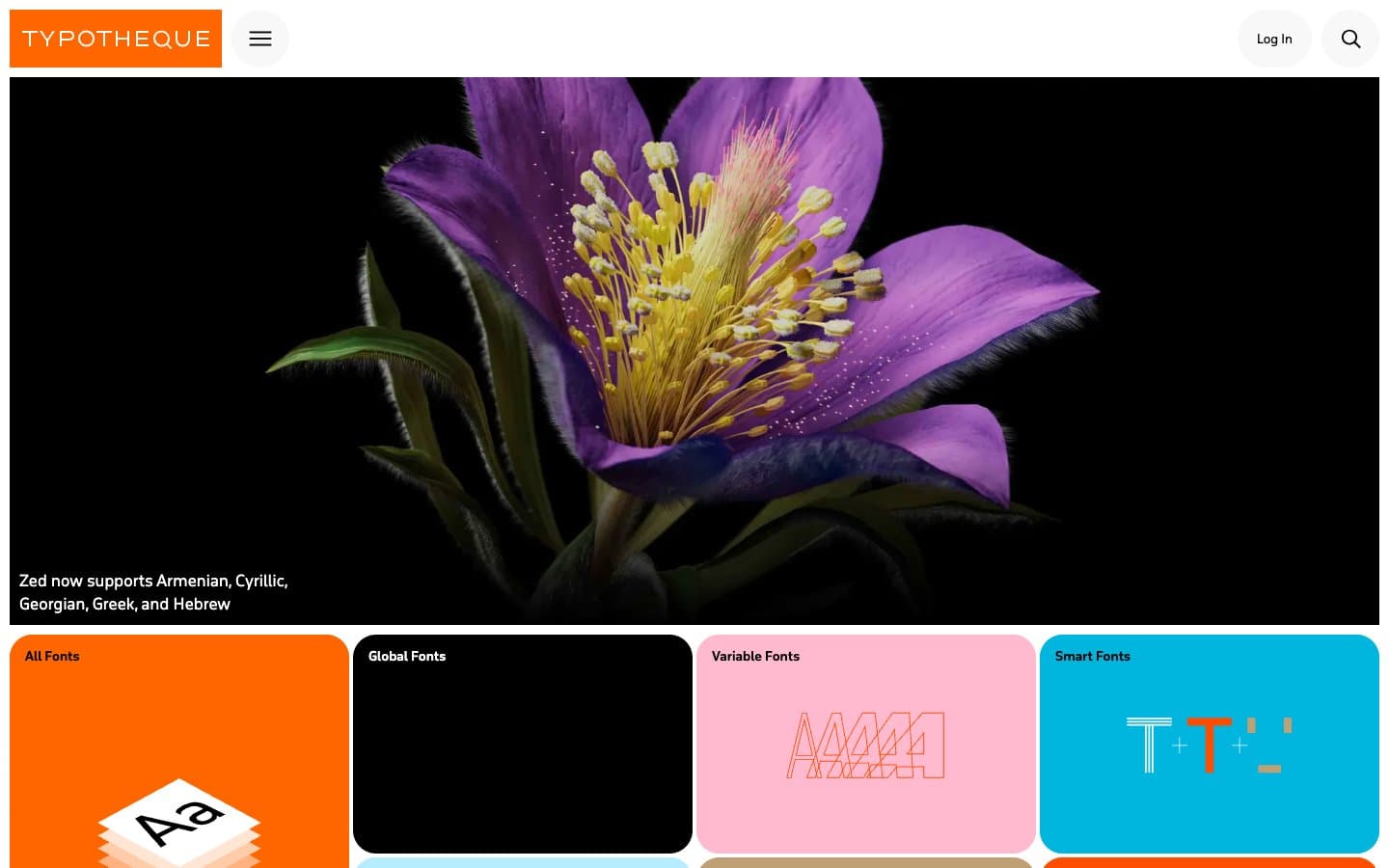 Typotheque website screenshot