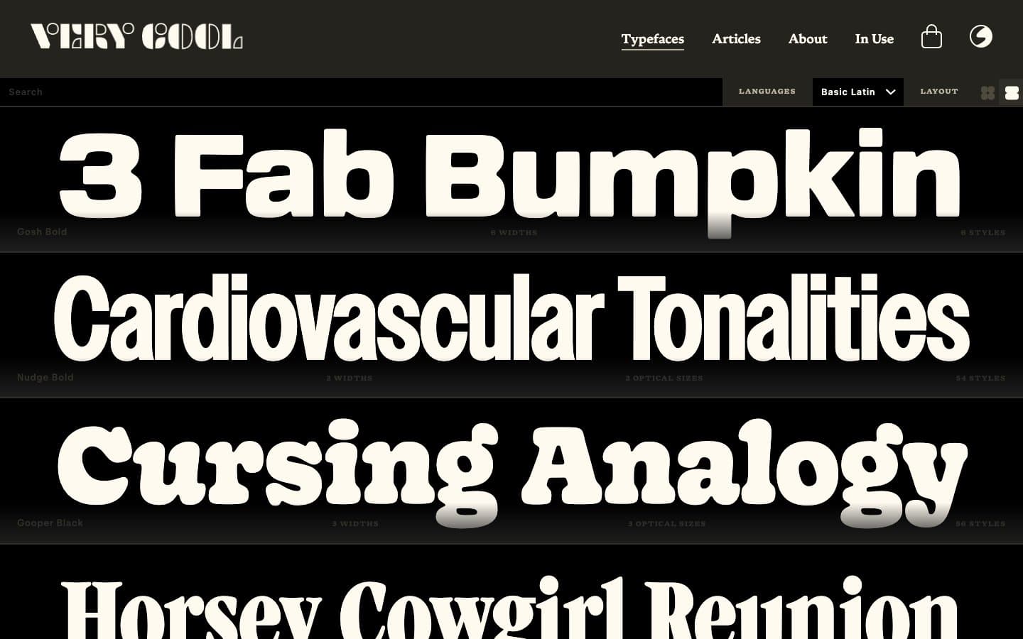 Very Cool Studio website screenshot